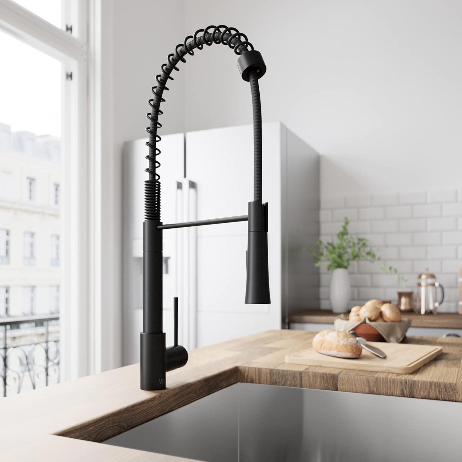 Laurelton 22" H 1-handle Pull-Down 2-Function Sprayer Kitchen Faucet