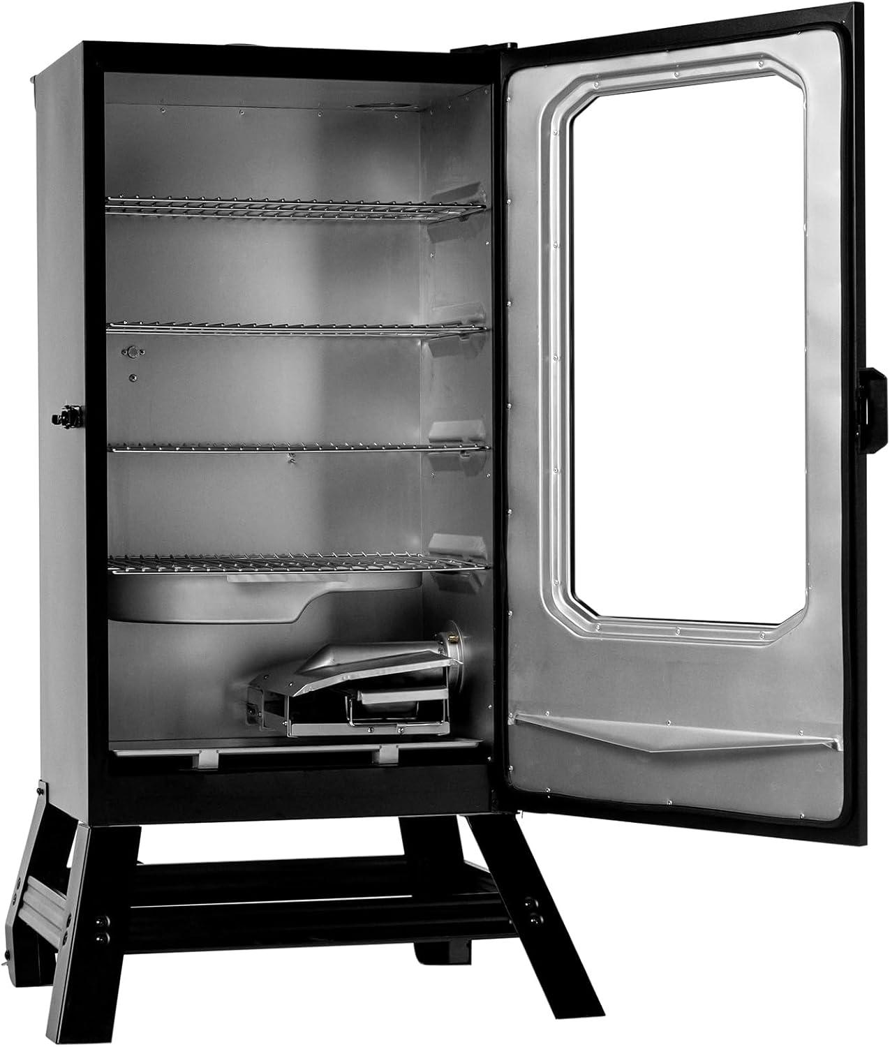 Masterbuilt 30-Inch Black Digital Electric Smoker with Chrome Racks