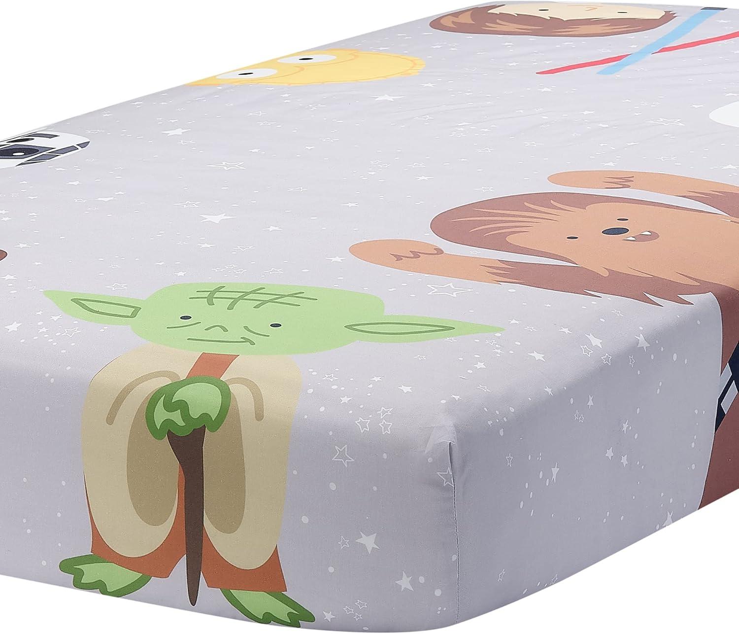 Lambs & Ivy Disney Baby Pooh Bear & Pals Photo Op Cotton Baby Fitted Crib Sheet
