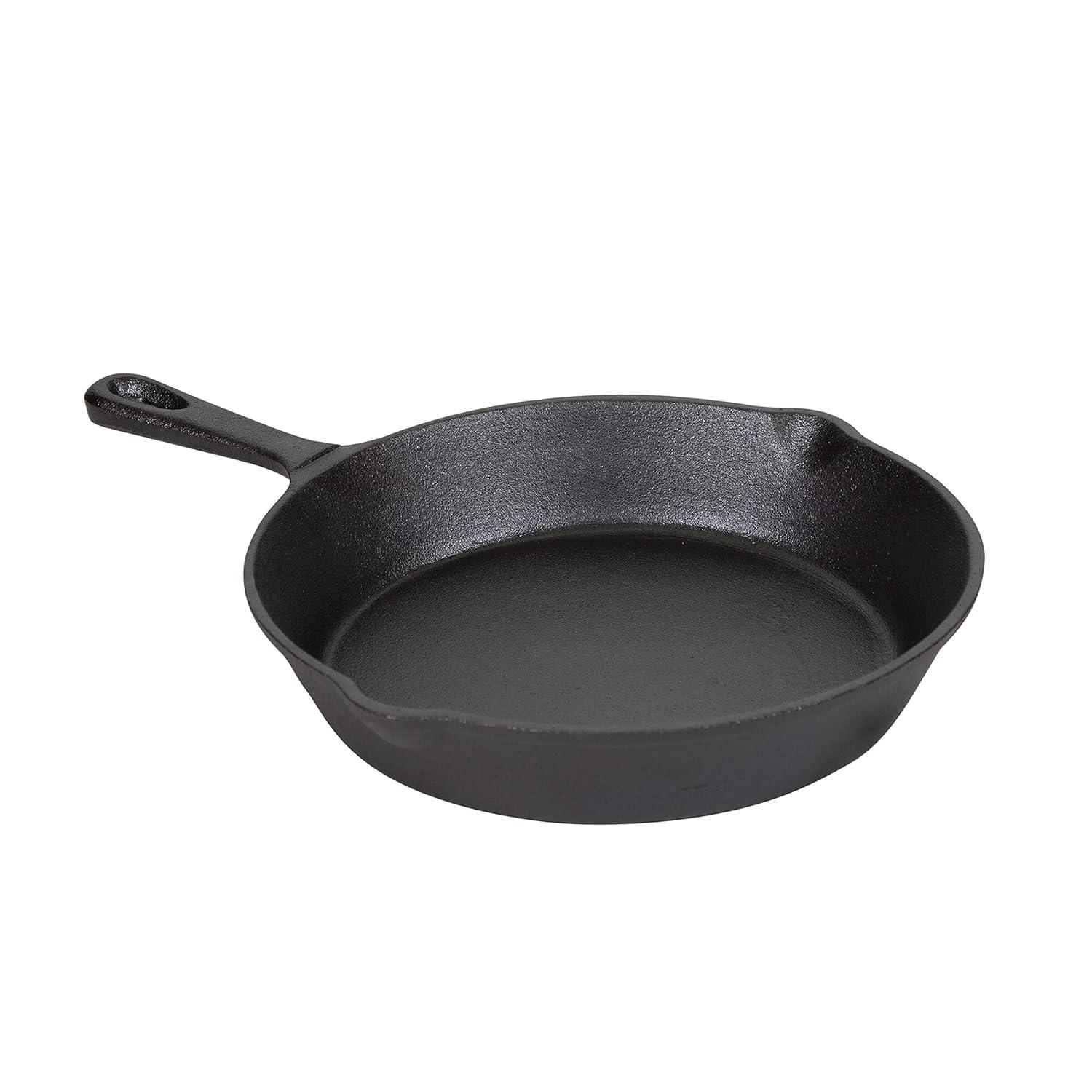 Oster 3 Piece Cast Iron Pre-Seasoned Frying Pans