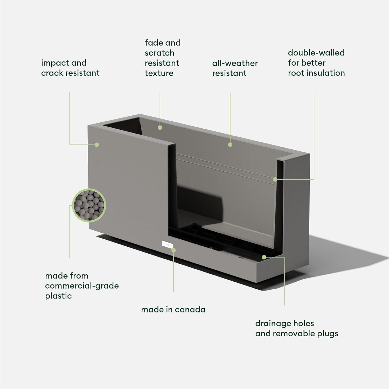 Block Series Long Box Planter