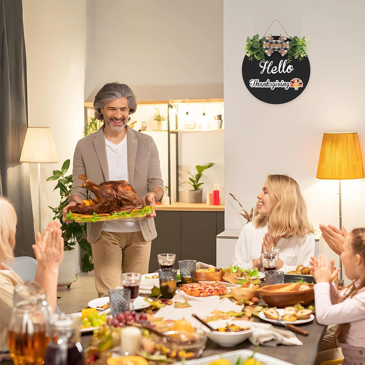 RoseCraft Interchangeable Wooden Seasonal White Welcome Sign, Rustic Welcome Front Door Wreaths for Home Wall Porch Decor, for Easter Spring Summer Fall Halloween Christmas All Season Decorations.