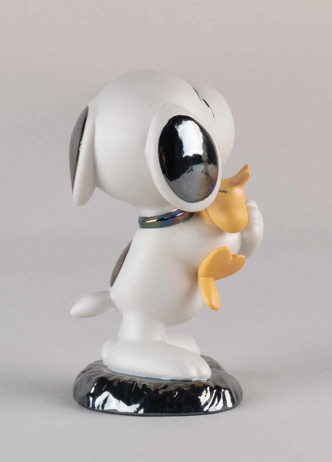 Snoopy and Woodstock 13cm Commemorative Porcelain Statue