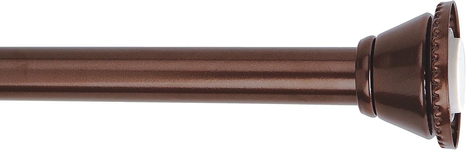 Bath Bliss 42" - 72" Tension Shower Rod in Bronze