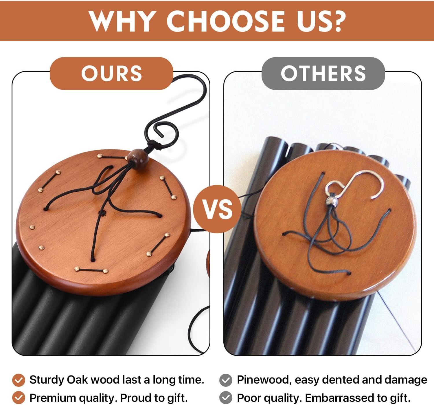 Sympathy Gifts for Loss of Loved One 32" Memorial Wind Chimes for Loss of Loved One Bereavement Condolence Gifts Sympathy Windchimes Memory Wind Chime with Memorial Card