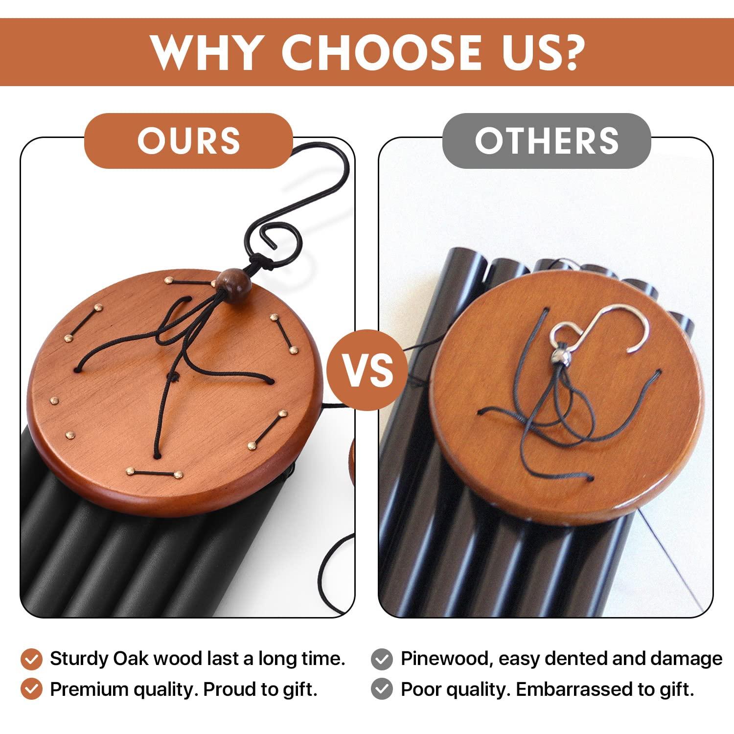 Sympathy Gifts for Loss of Loved One 32" Memorial Wind Chimes for Loss of Loved One Bereavement Condolence Gifts Sympathy Windchimes Memory Wind Chime with Memorial Card