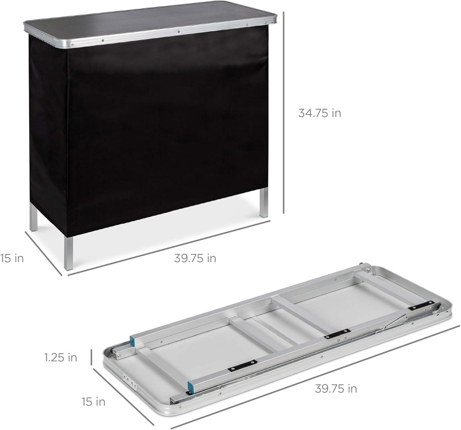 39.75'' Rectangular Portable Folding Table