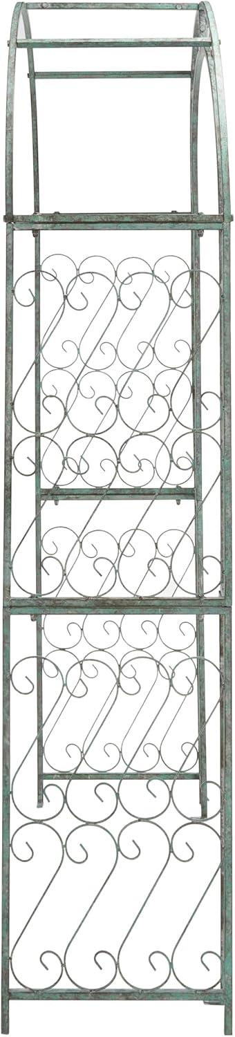 Pagan 48.5'' W x 18.5'' D Iron Arbor in Green