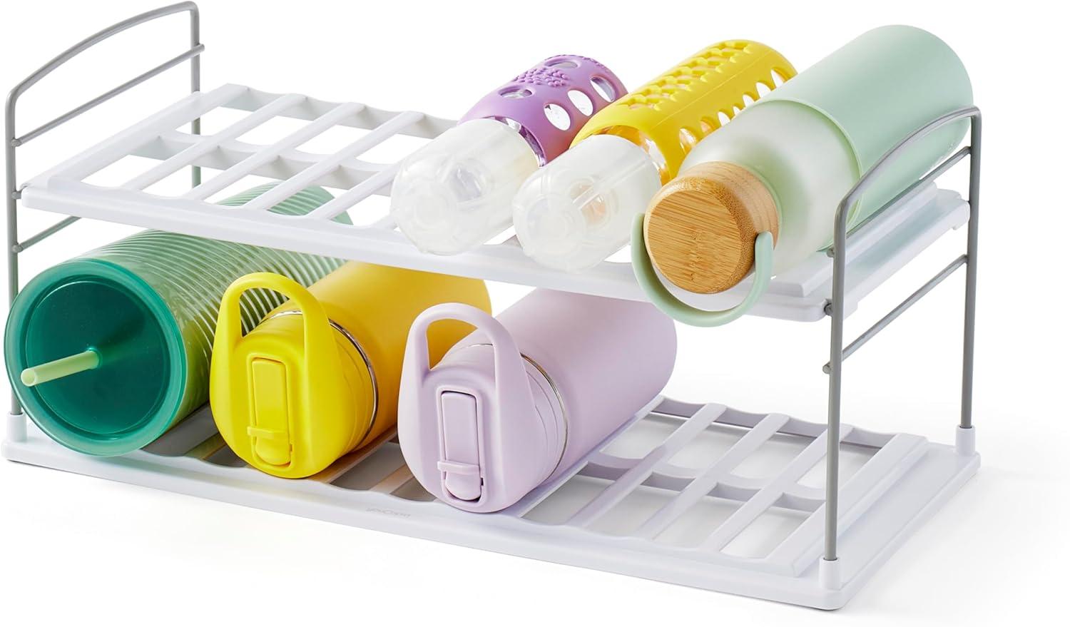 YouCopia® YouCopia UpSpace Water Bottle and Travel Mug Organizer, 2-Shelf