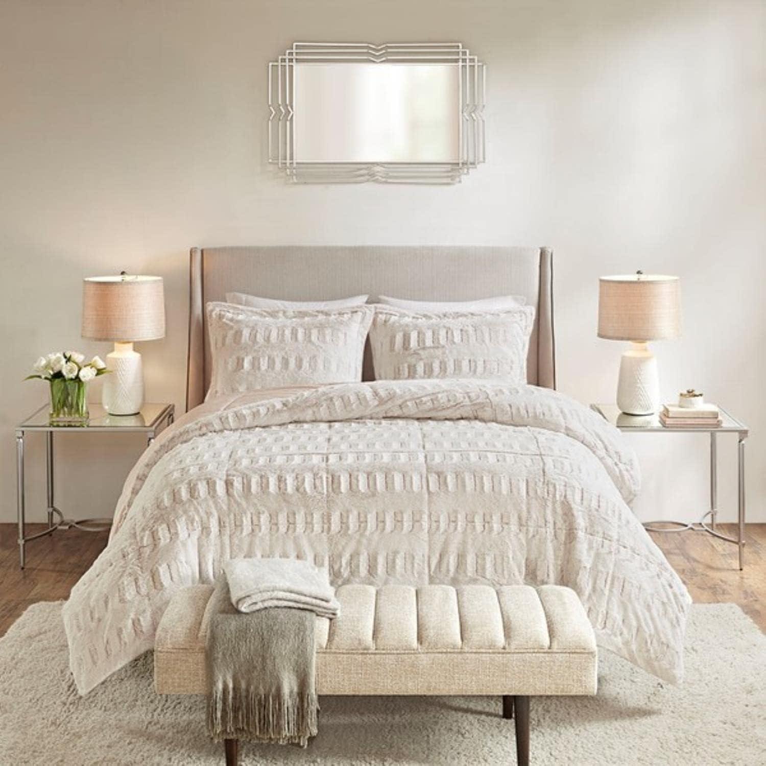 Gia Back Print Long Fur Comforter Mini Set