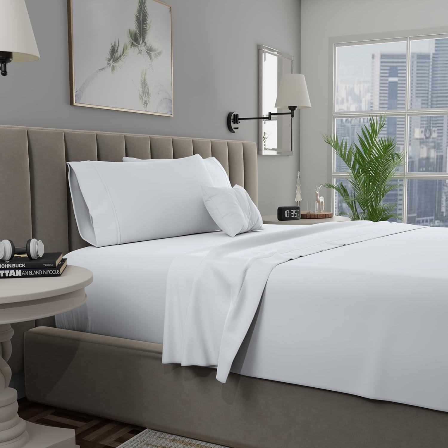 Ultimate Percale 100% Cotton 400TC Cool & Crisp Sheet Set