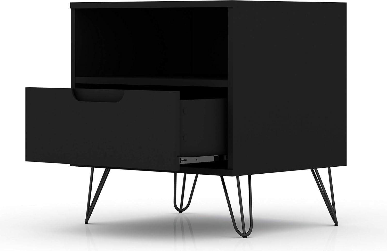 1.0 Rockefeller Nightstand - Manhattan Comfort