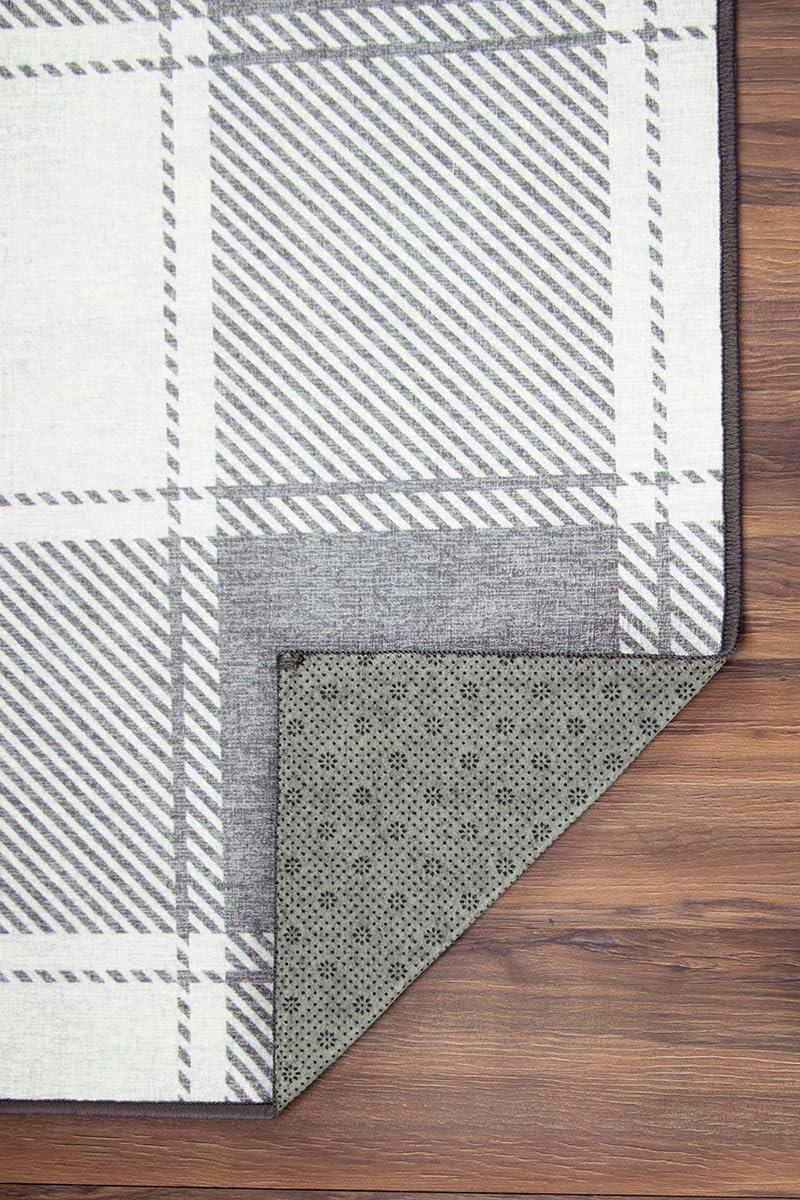 My Magic Carpet Solid Espresso Flatweave Washable Indoor / Outdoor Rug