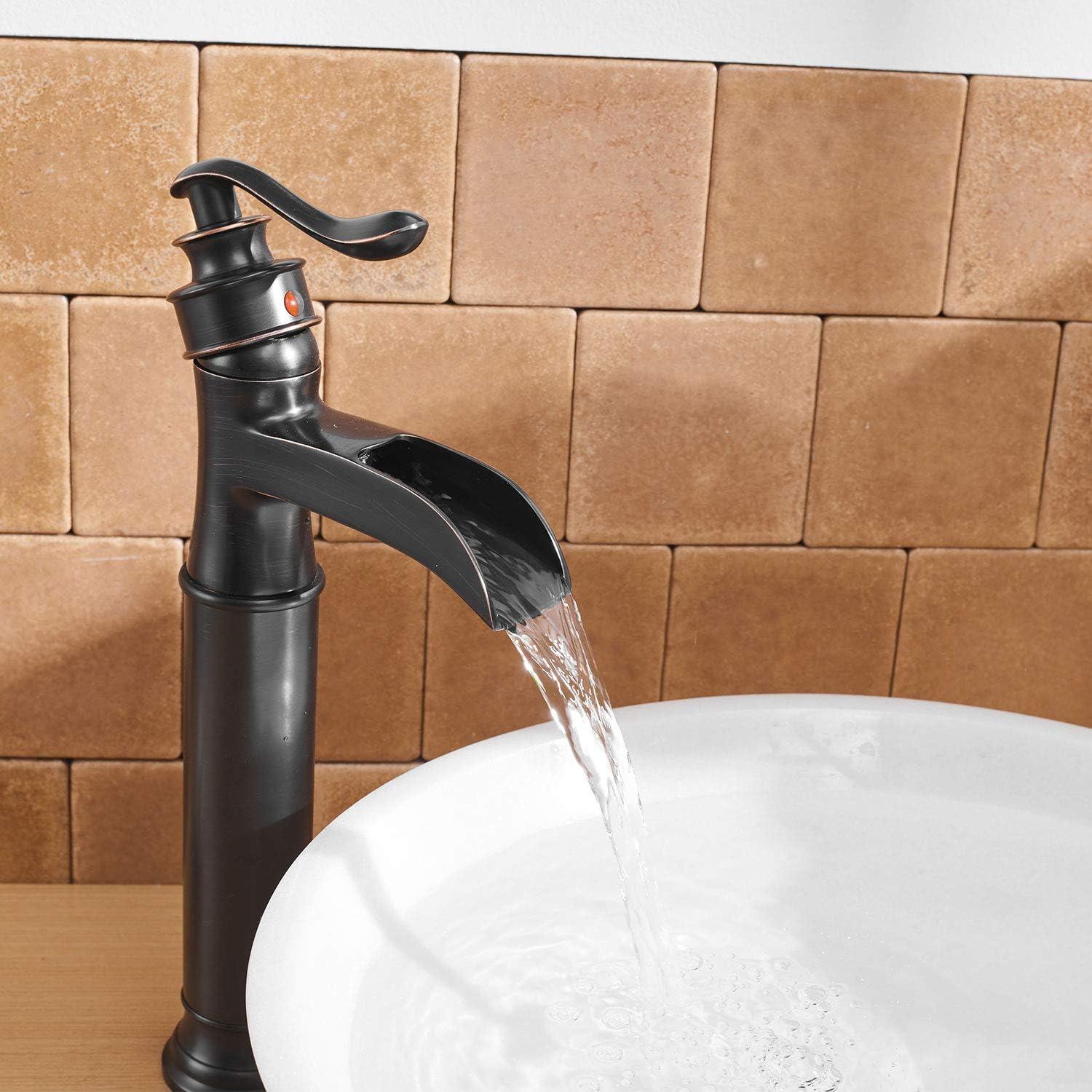 Vessel Sink Faucet Single-handle Bathroom Faucet with Drain Assembly