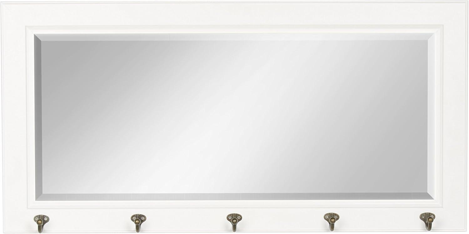 36" x 18" Pub Mirror with Metal Hooks - DesignOvation