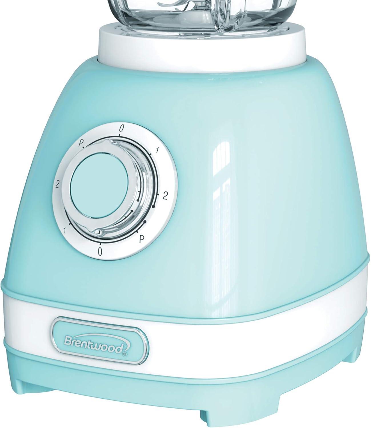 Brentwood 2-Speed Retro Blender with 50-Ounce Plastic Jar in Blue
