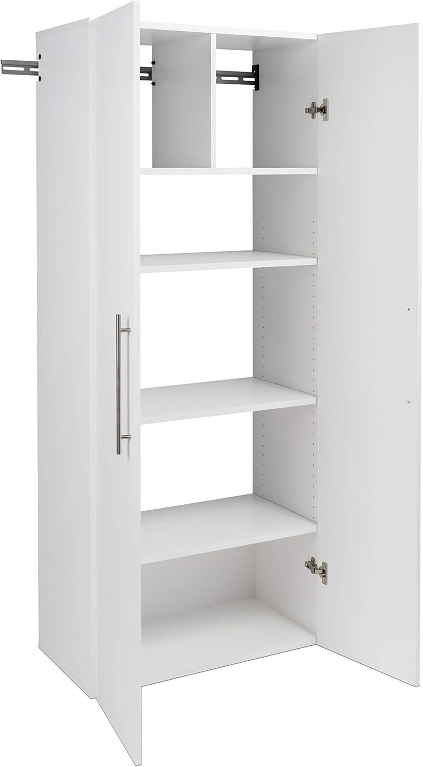 30" Hangups Large Storage Cabinet White - Prepac: Wall Mounted, Workshop & Office Organizer