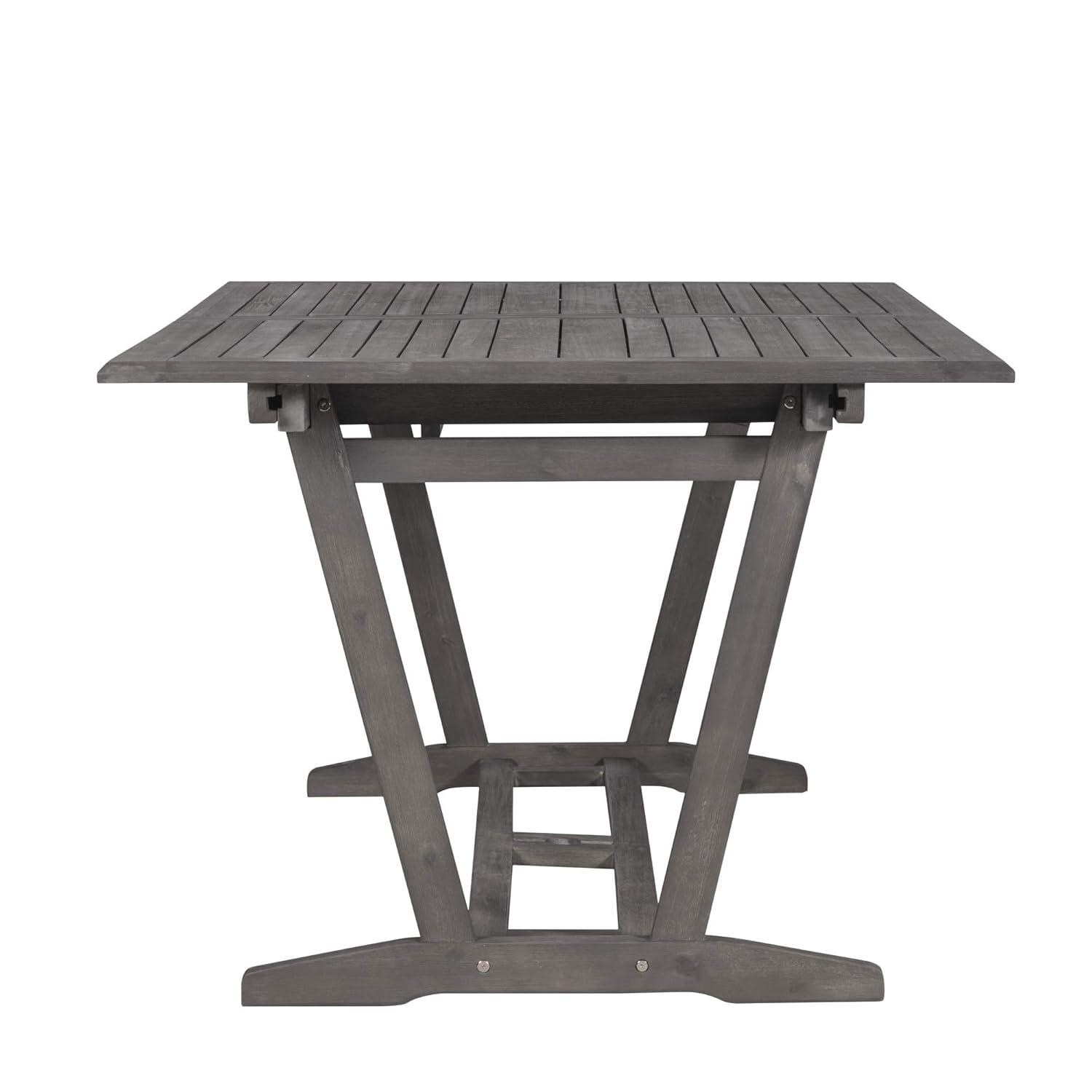 Renaissance-Inspired Outdoor Patio Wood Side Table - Timeless Elegance for Your Garden