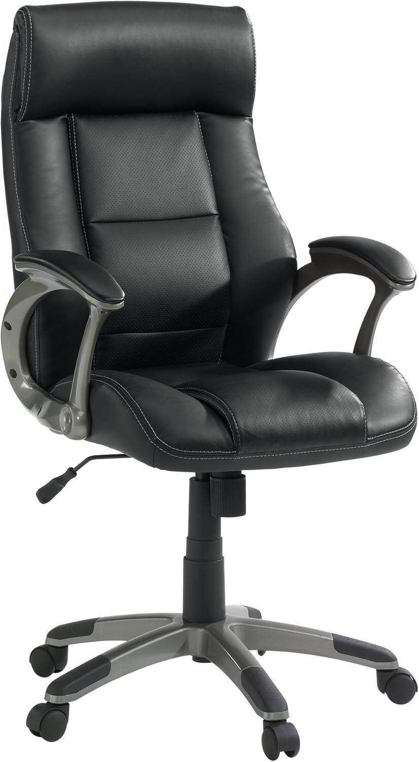 Leather Office Chair with Headrest