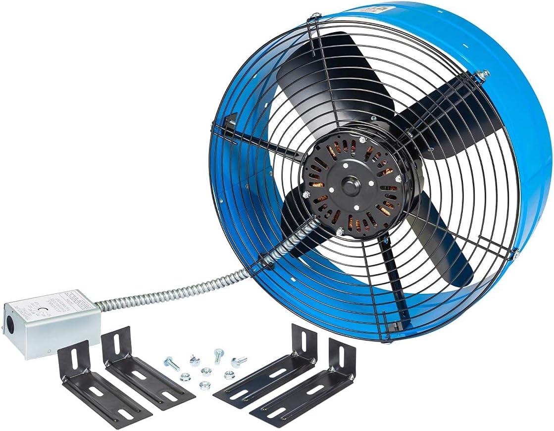 Maxx Air Professional Grade Gable Mount | Power Attic Ventilator, 2.6-Amp 60-Hz Motor and 14-Inch Blade | Quiet Home Attic Fan 1300 CFM | 1,850 SQ. FT. (Red)