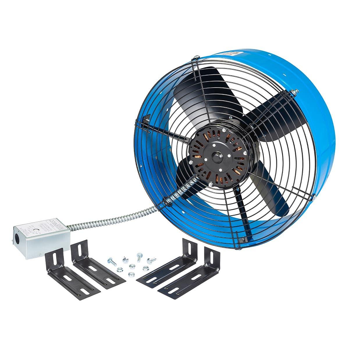 Maxx Air Professional Grade Gable Mount | Power Attic Ventilator, 2.6-Amp 60-Hz Motor and 14-Inch Blade | Quiet Home Attic Fan 1300 CFM | 1,850 SQ. FT. (Red)