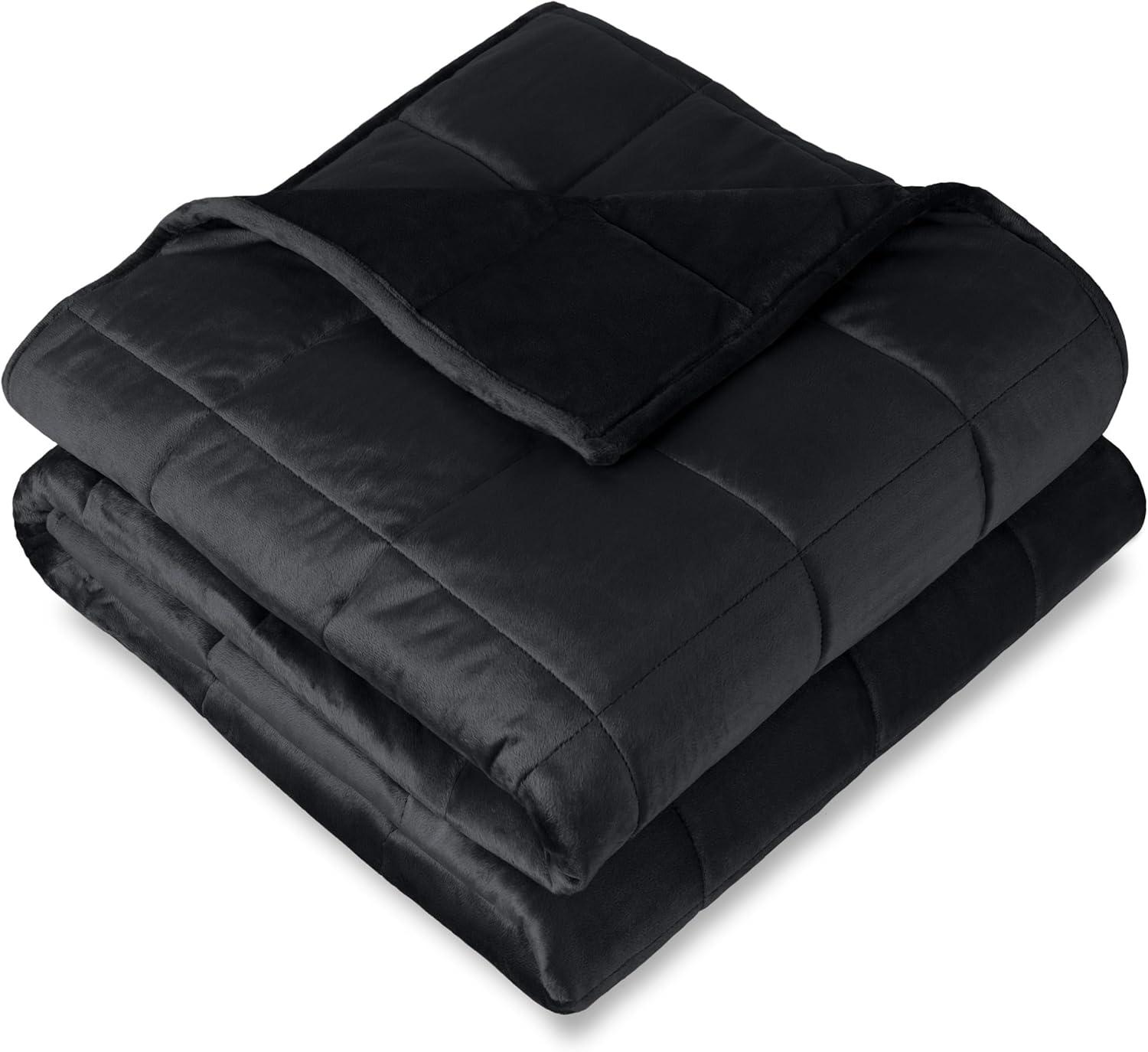 Bare Home Minky Fleece Weighted Blanket