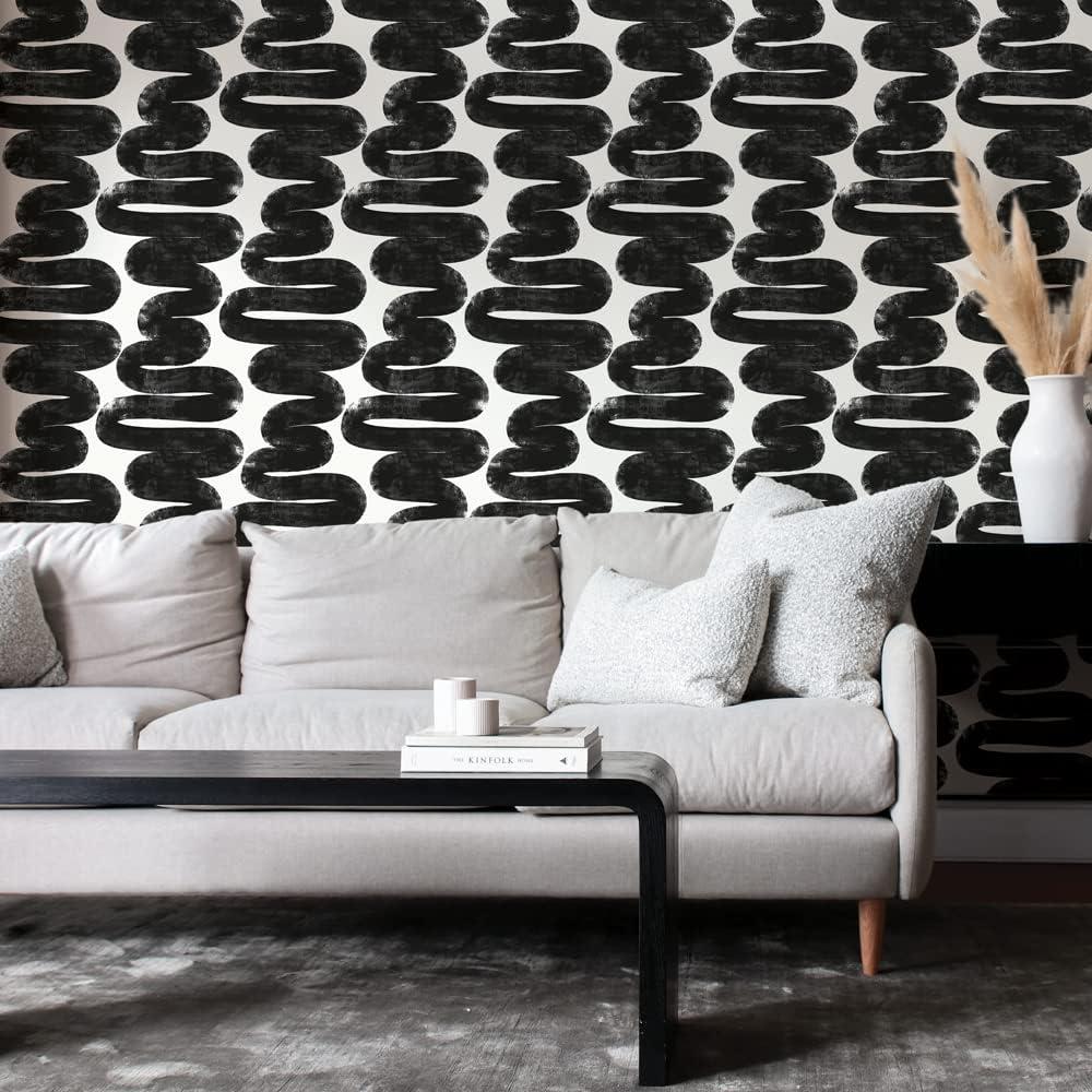 Wiggle Room Peel and Stick Wallpaper By Bobby Berk