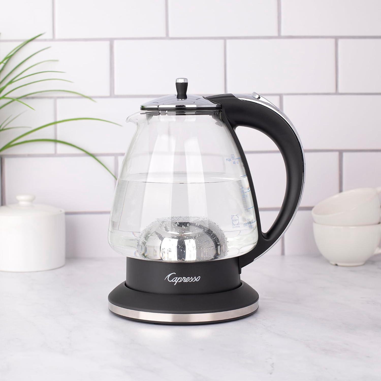 Capresso H2O Glass Electric Tea Kettle