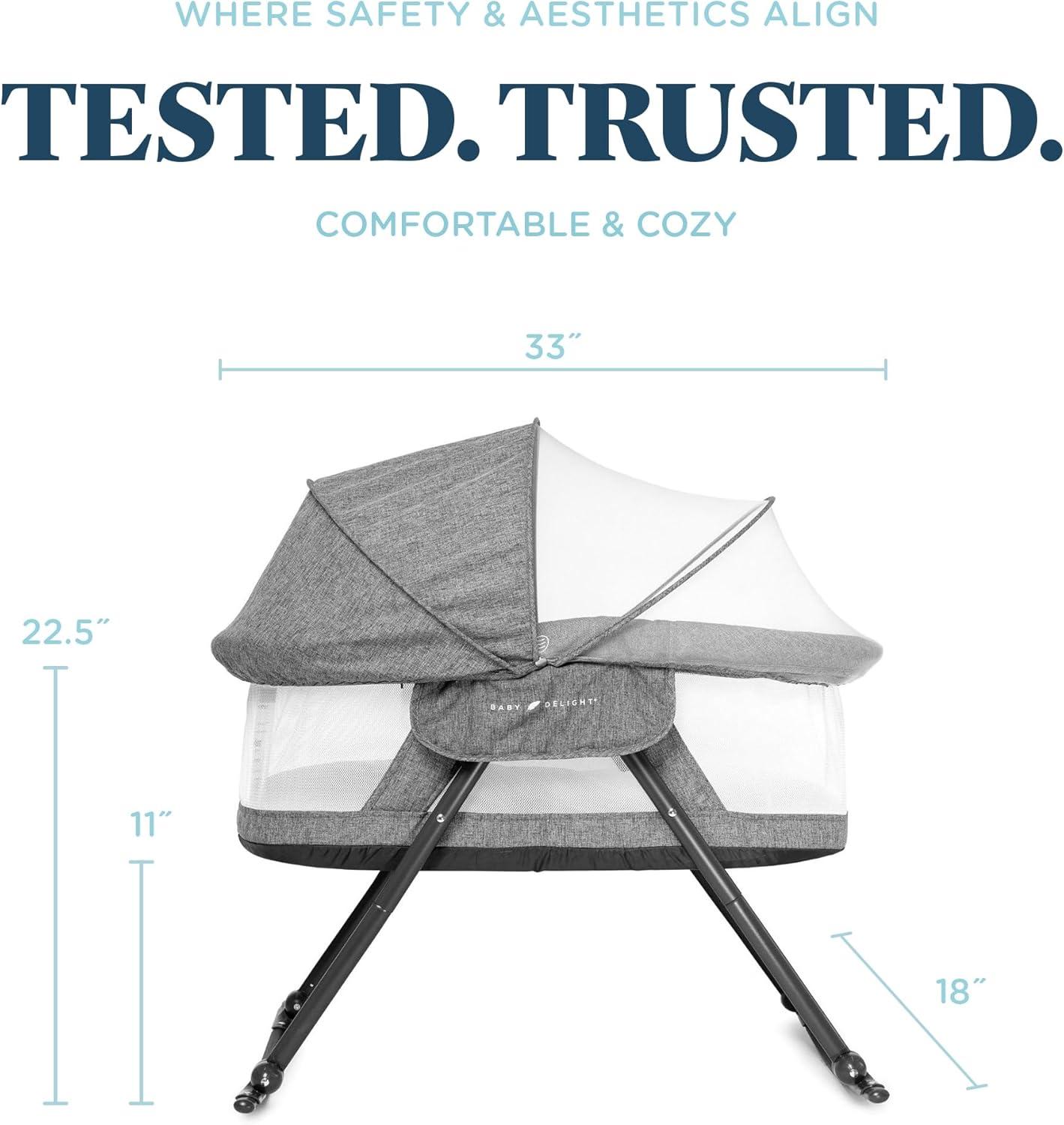 Baby Delight Slumber Deluxe Portable Rocking Bassinet