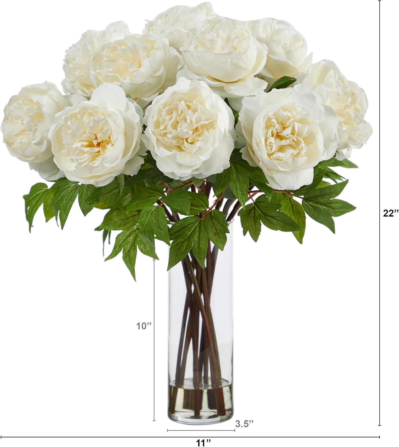 Arelious Peony Arrangement in Vase