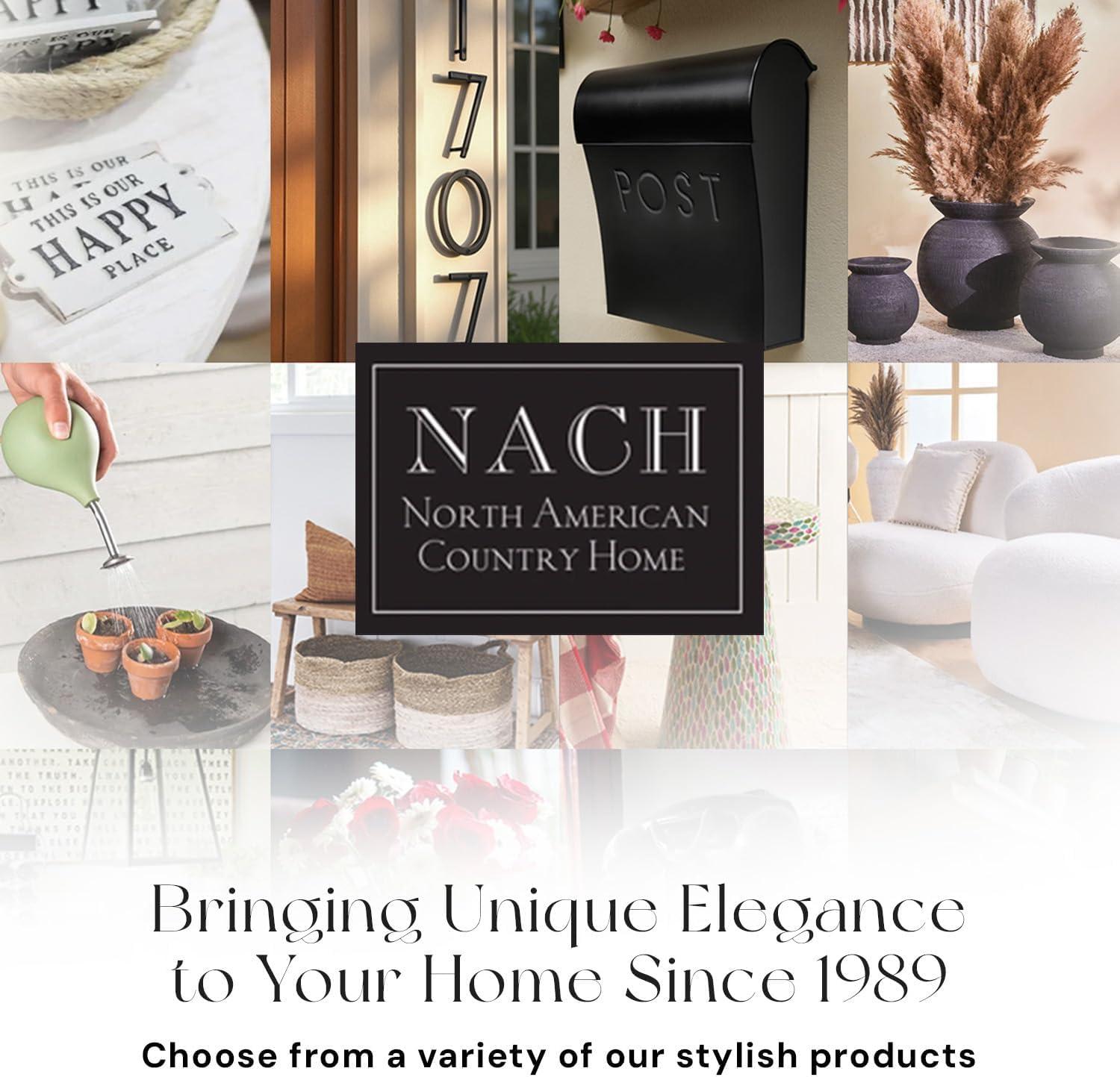 NACH Vicki Euro Farmhouse Max Water and Rust Protection Post Wall Mounted Mailbox