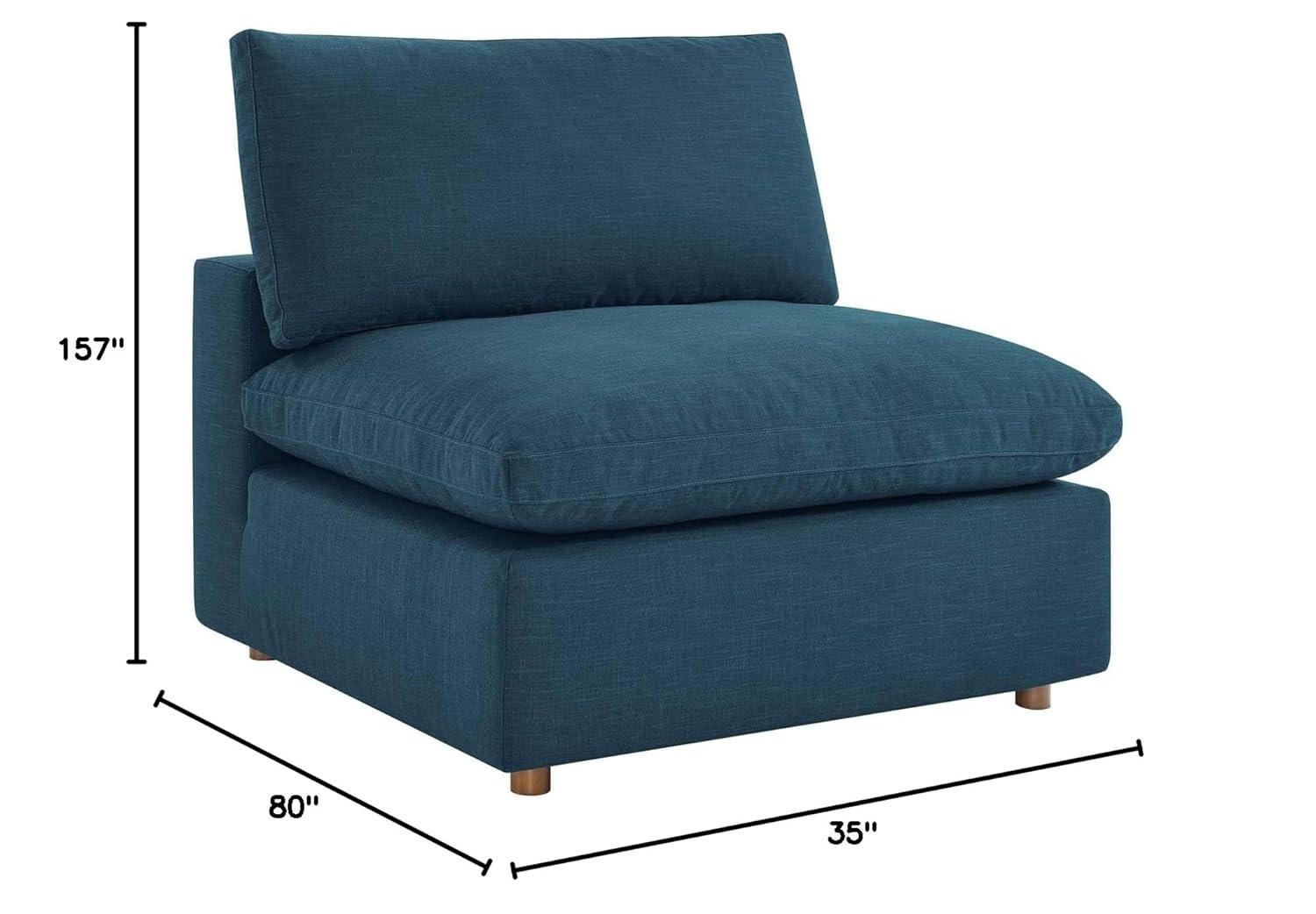 Modway Copper Grove Hrazdan Fabric/Wood Down-filled Over-stuffed 5-piece Sectional Sofa Set