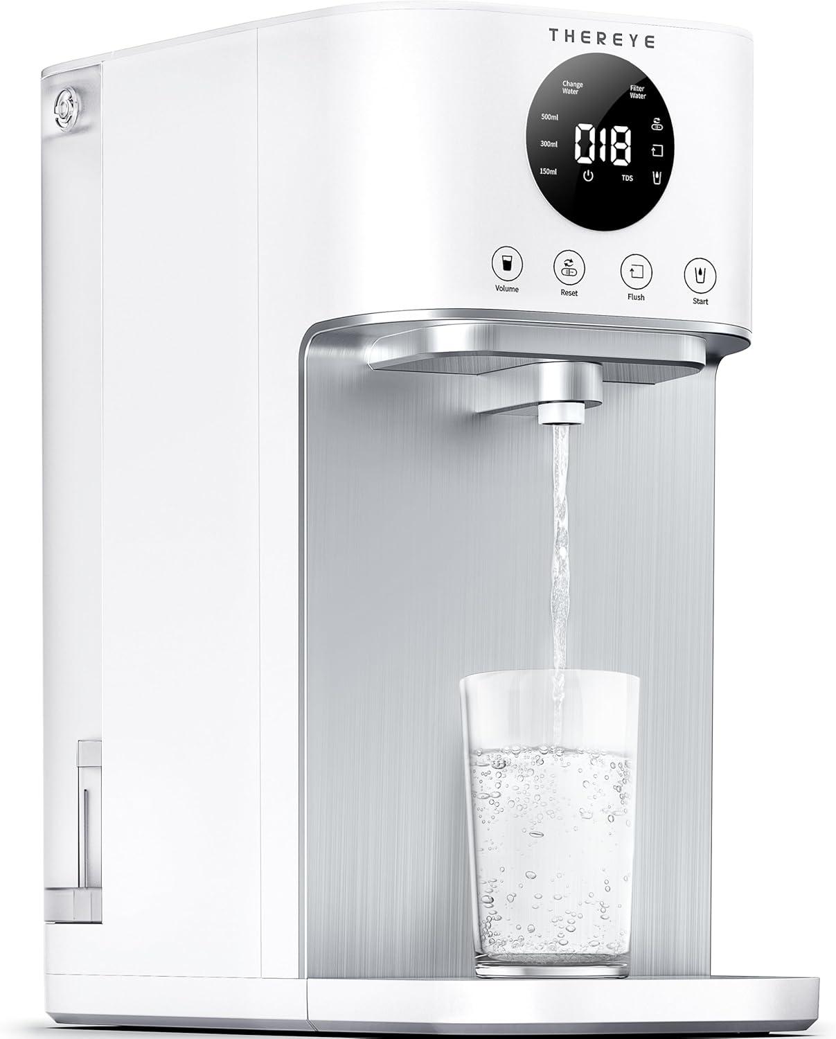 Thereye White Countertop Reverse Osmosis Water Filter System