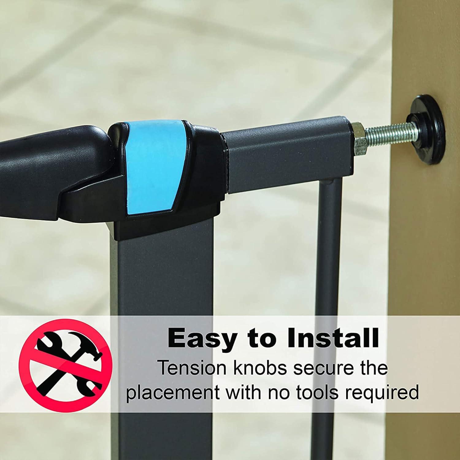 Midwest Homes For Pets MidWest Homes for Pets Gate/ Walk-thru Steel Pet Gate