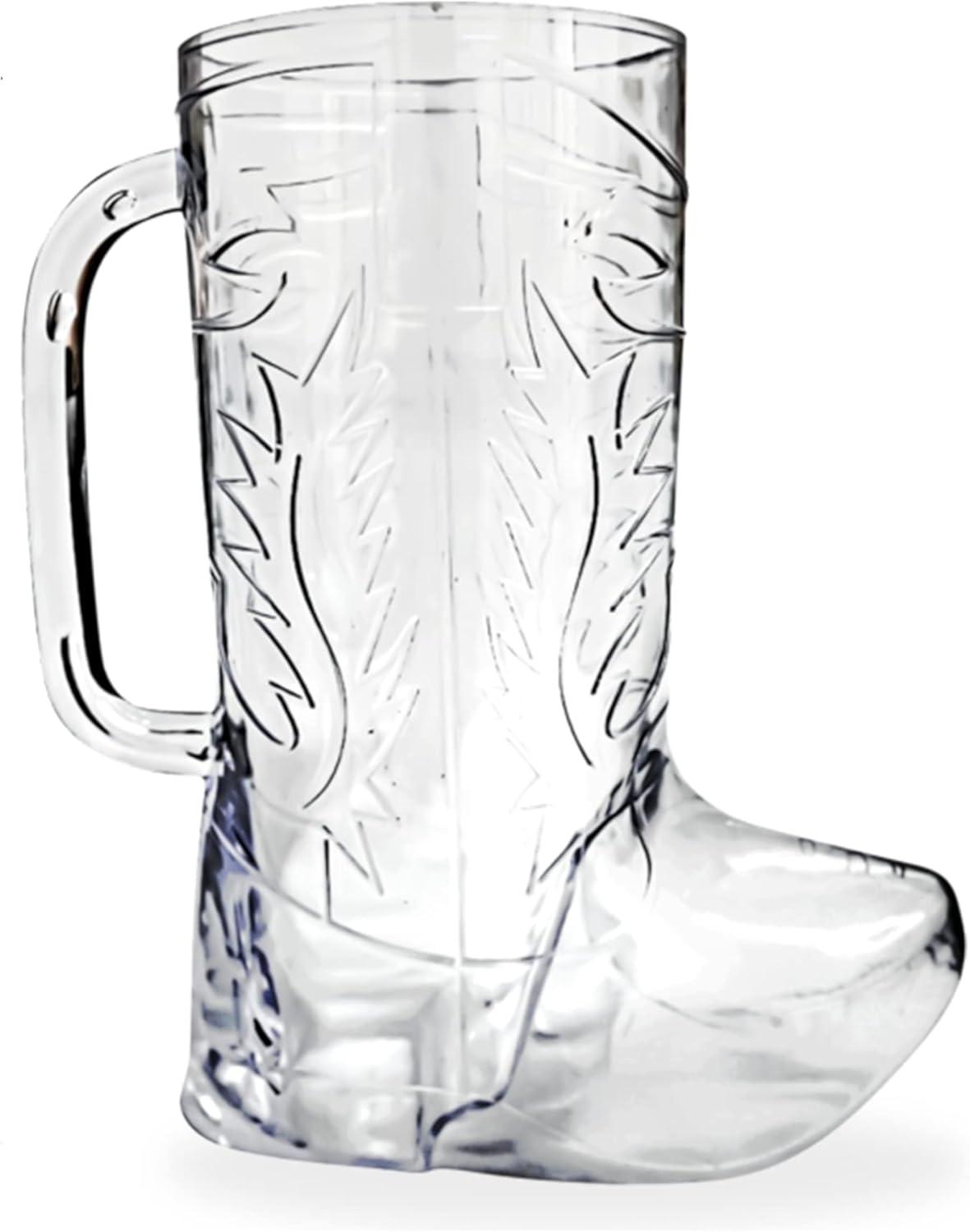 Beistle Plastic Cowboy Boot Mug - 17 Oz - Pack of 12