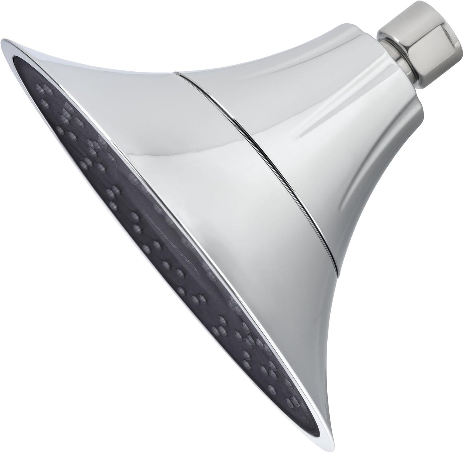 Chrome Handheld Rain Shower Head with Filter