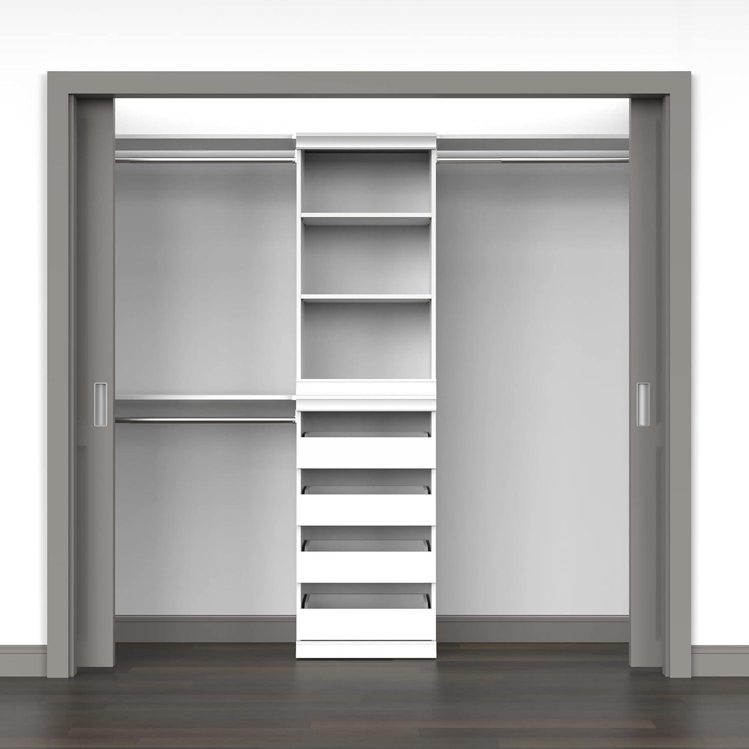 ClosetMaid Modular Closet Stackable Shelf Unit