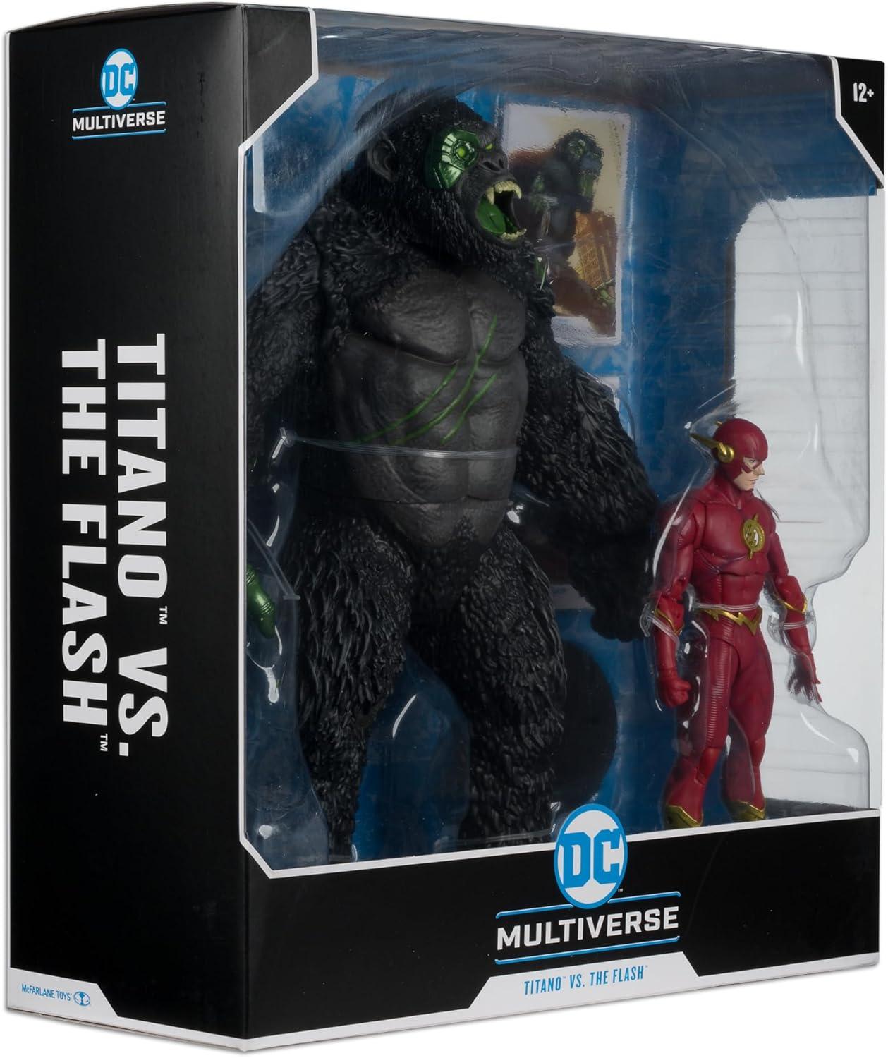 Titano vs The Flash (DC Multiverse) 2-Pack 7" Figure - McFarlane Toys