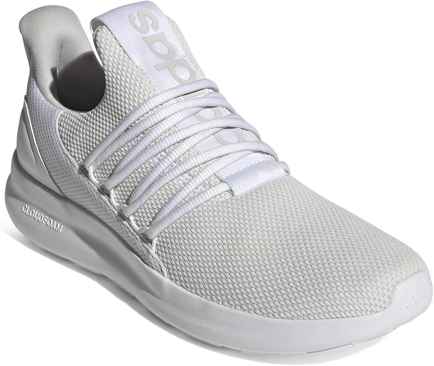 Men's Cloud White and Grey Recycled Rubber Fashion Sneakers