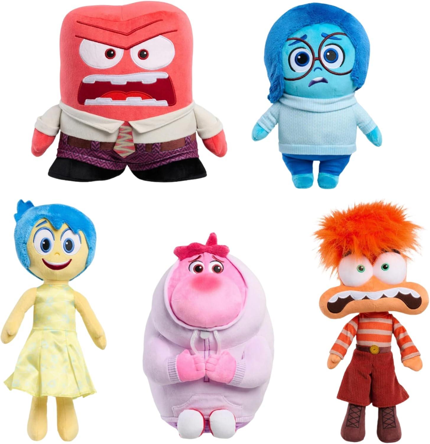 Hooray Toys and Pixar Inside Out 2 Large Plush Anger, Polyester, Kids Toy