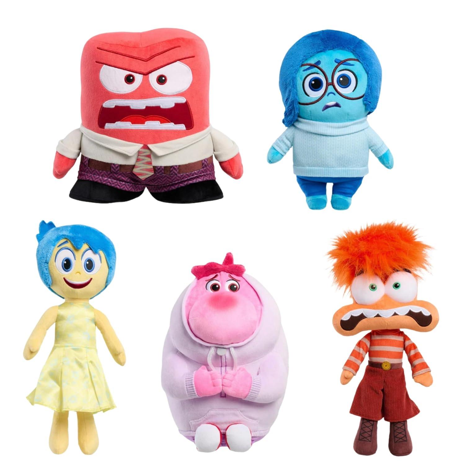 Hooray Toys and Pixar Inside Out 2 Large Plush Anger, Polyester, Kids Toy