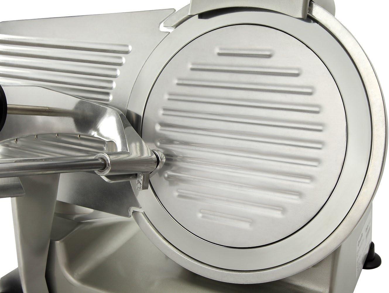 10" Chromium-plated Steel Blade Electric Deli Meat Slicer with Blade Guard