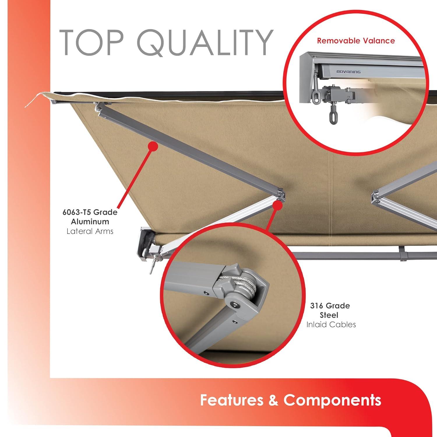 Classic Manual Retractable Patio Awning