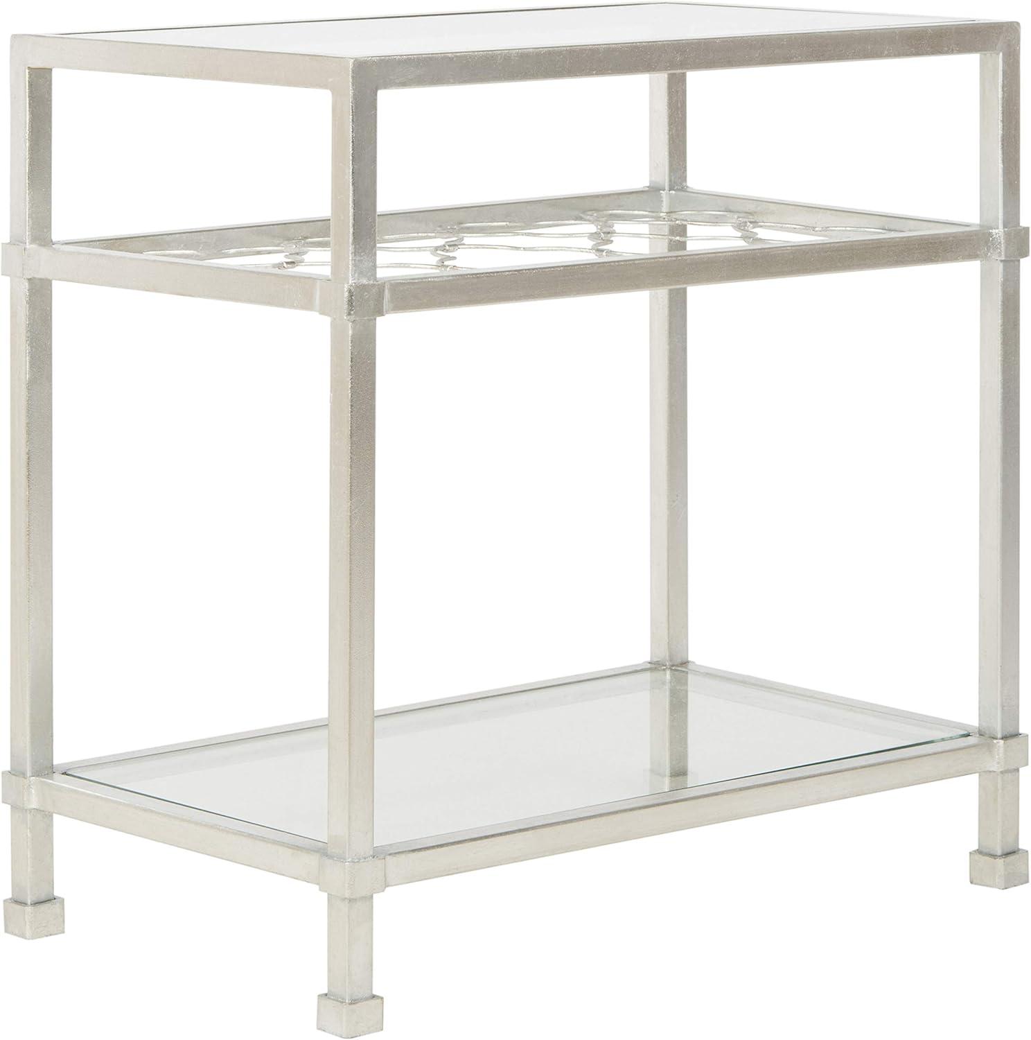 Hanzel Side Table - Silver - Safavieh.