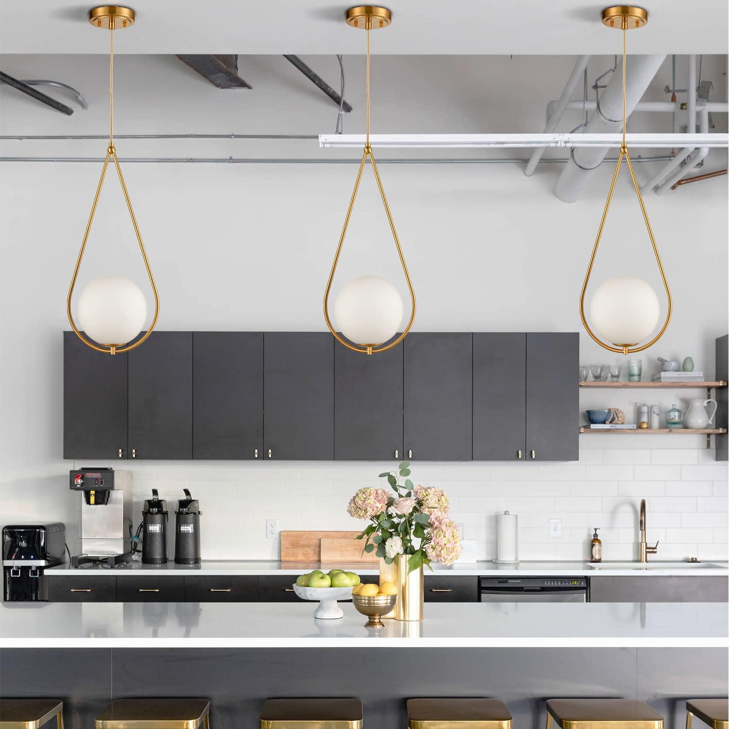 Galassia Pendant Light by AERIN - Burnished Brass / 9.5"W