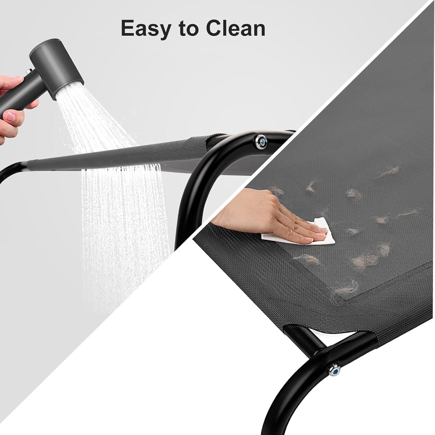 Tucker Murphy Pet™ 49 inches Dog Bed Cot for Large Dogs, Outdoor Raised Dog Bed