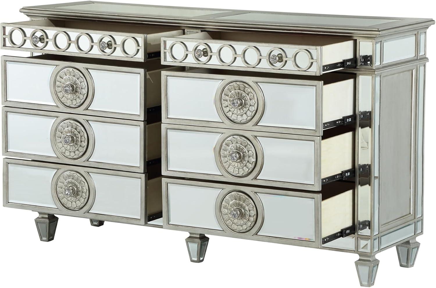 Acme Furniture Varian Dresser, Mirrored