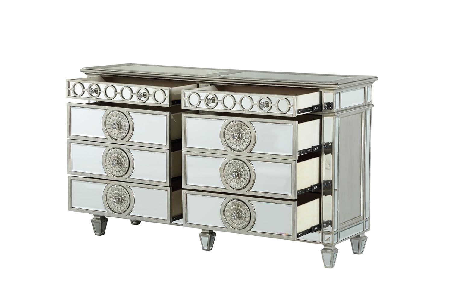 Acme Furniture Varian Dresser, Mirrored