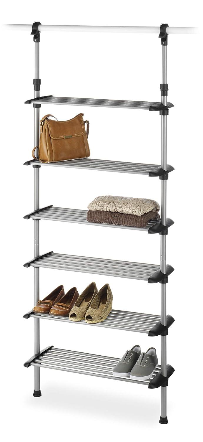 MAXAYA 6 Shelf Closet System - Adjustable Closet Maximizer