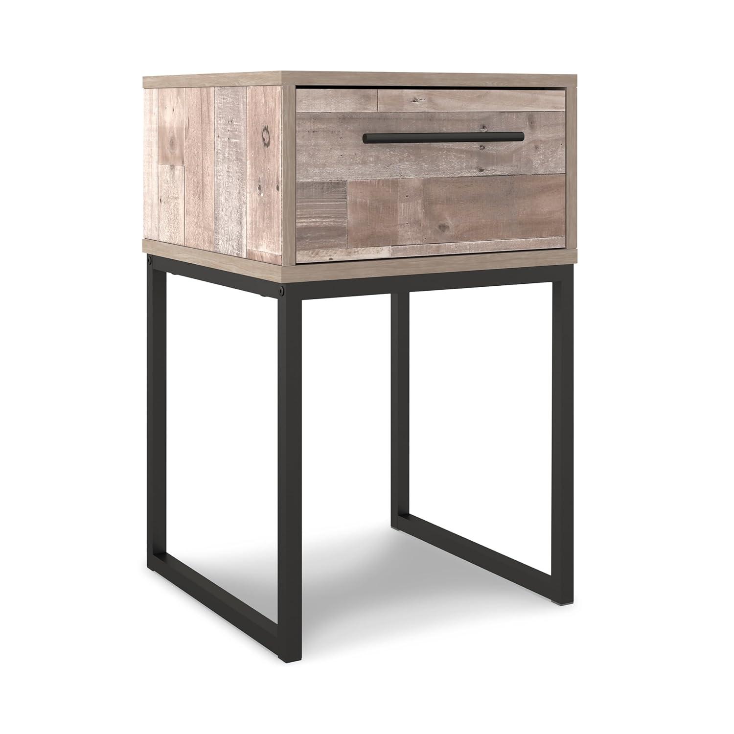 17 Stories Amayah One Drawer Wood Nightstand